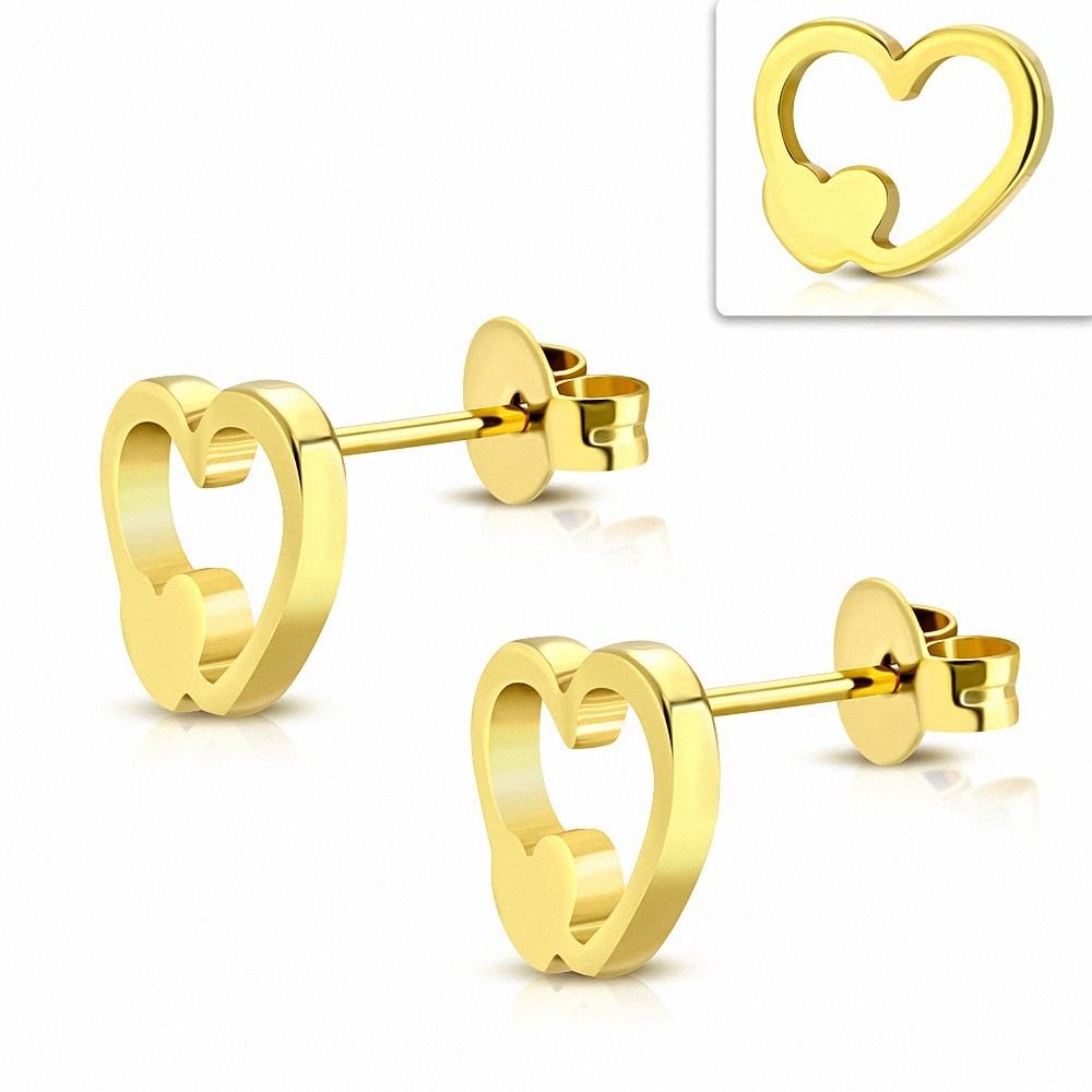 threetimes ♥ Heart twist earrings/追跡付 ebay412ca0a.jpg