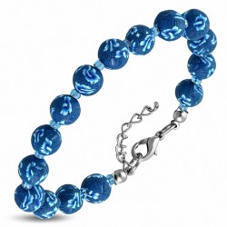 Bracelet fantaisie avec perles de fimo / argile polymère