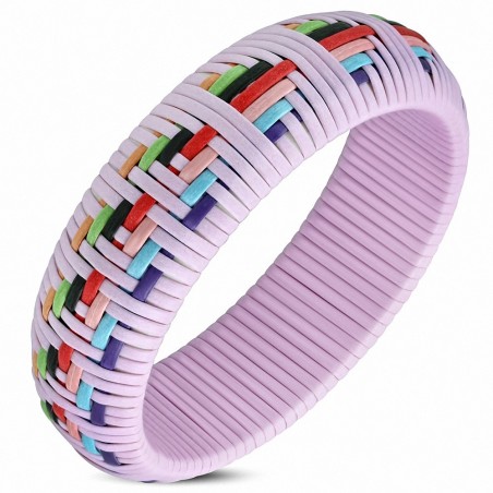 DIA-68mm | Bracelet tissé de vêtement tressé