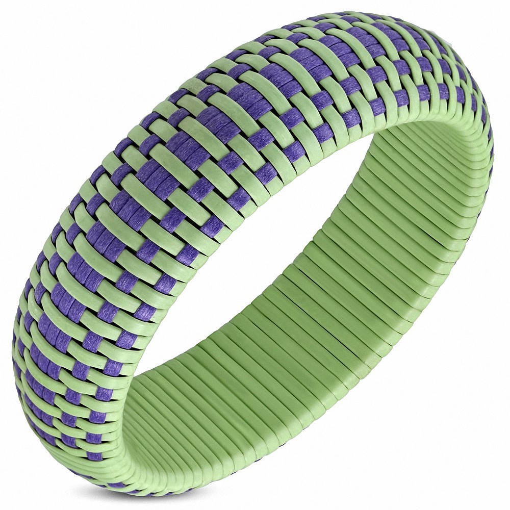 DIA-68mm | Bracelet tissé et tressé