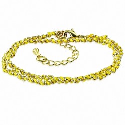 Bracelet chaîne en alliage à la mode en alliage doré à la mode
