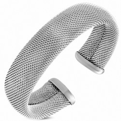 x 18mm | Bracelet manchette en acier inoxydable