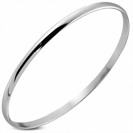 DIA-66mm x 4mm | Bracelet rond gravable en acier inoxydable