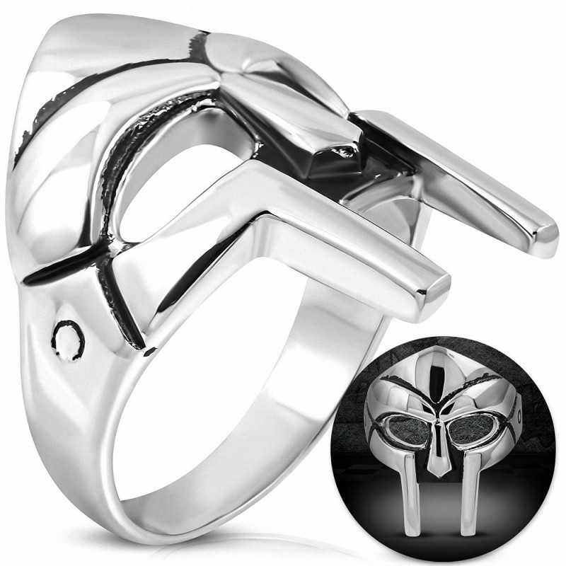 Bague Motard Style Gros Anneau En Acier Inoxydable - Diamètre 2,3 Cm - Occasion