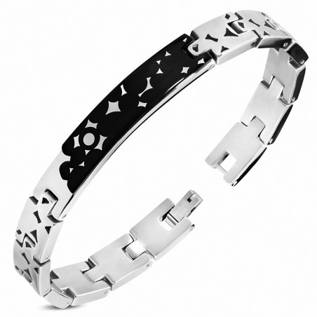 Bracelet de montre de style Art Paint en acier inoxydable