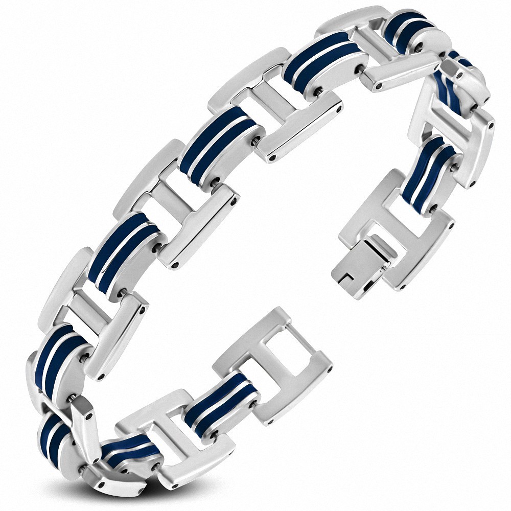 Bracelet caoutchouc on sale homme