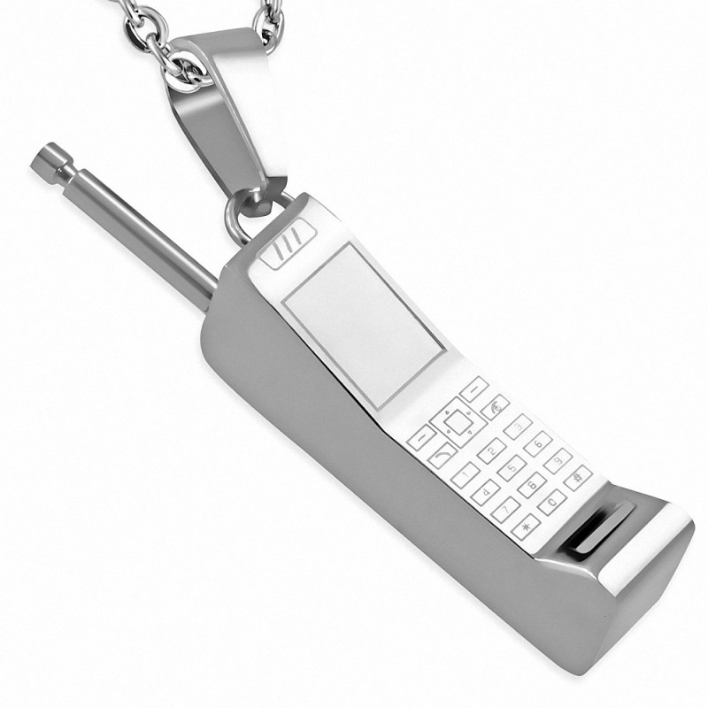 Pendentif homme téléphone mobile