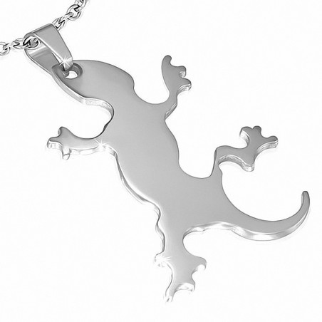 Pendentif homme lezard artistique