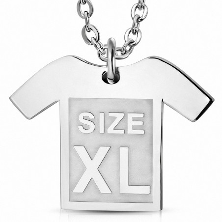 Pendentif homme T-shirt XXL