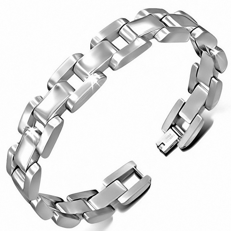 Bracelet homme en acier inoxydable